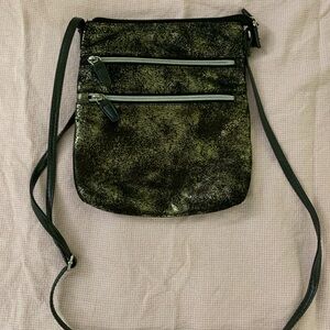 Black and Gold Crossbody Bag